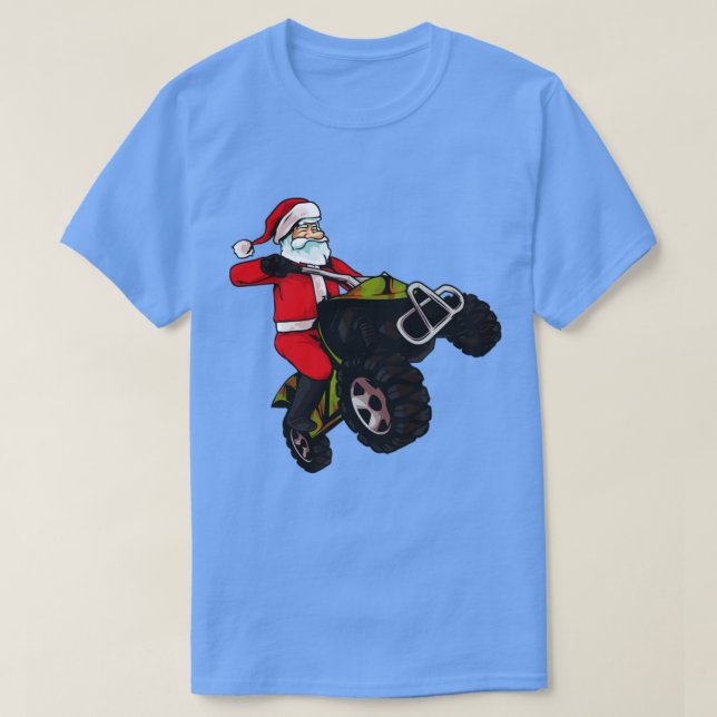 Camiseta ATV Santa Claus Fora do Natal (Frente do Design)