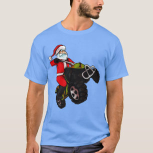 Camiseta ATV Santa Claus Fora do Natal