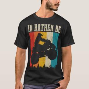 Camiseta ATV Vintage Funny Retro Quad Bike Quatro Rodas Qua