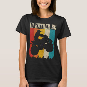 Camiseta ATV Vintage Funny Retro Quad Bike Quatro Rodas Qua