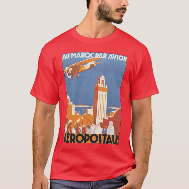 Camiseta Au Maroc Par Avion (Frente)