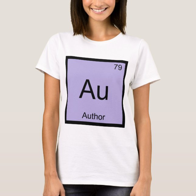 Camiseta Au - Símbolo do Elemento Químico Autor Li (Frente)