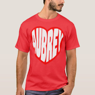 Camiseta Aubrey no meu coração retrô