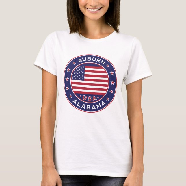 Camiseta Auburn, Alabama (Frente)