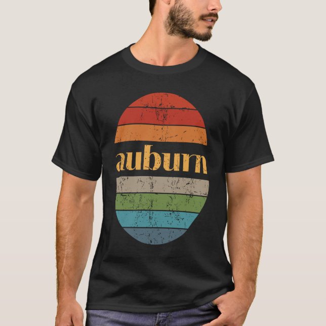 Camiseta Auburn Alabama Quality Sunset 3 Distante (Frente)