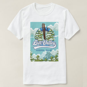Camiseta Auburn, Maine, Lost Valley ski