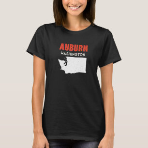Camiseta Auburn Washington EUA State America Viagem Washing