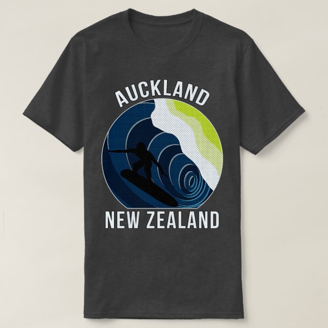 Camiseta Auckland Nova Zelândia (Frente do Design)