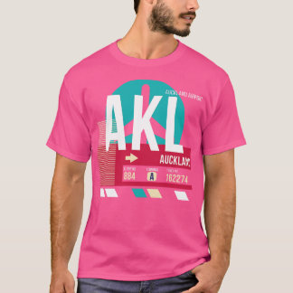 Camiseta Auckland Nova Zelândia — Código de bagagem do aero