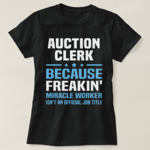 Camiseta Auction Clerk