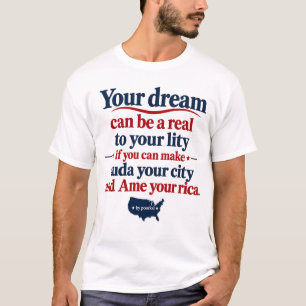 Camiseta Audácia americana