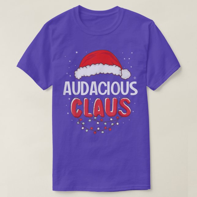 Camiseta Audacio Papai Noel, Figurino de Natal T (Frente do Design)