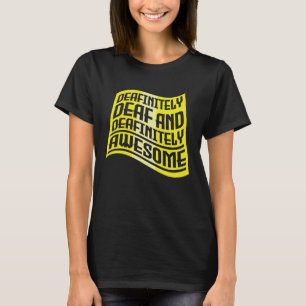 Camiseta Audição Pun Orgulho Surdo SLA linguagem gestual