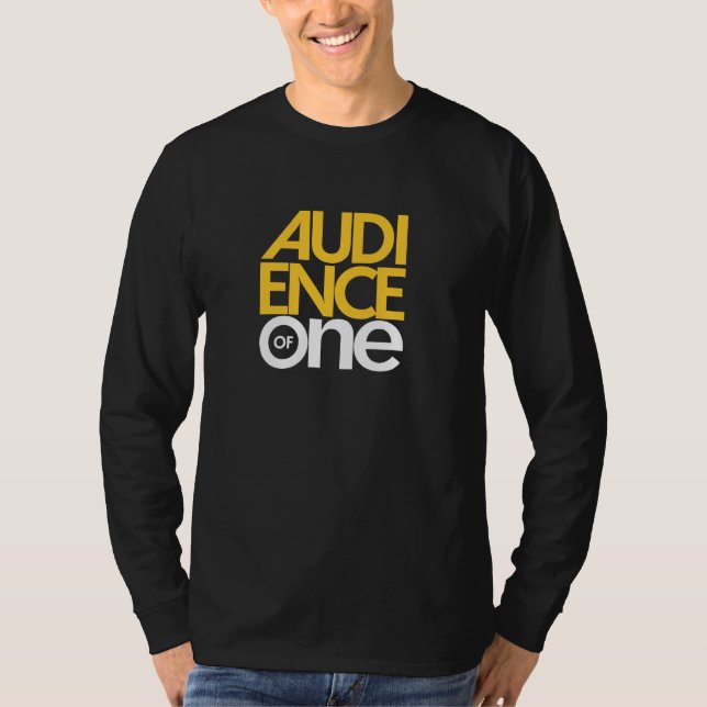 Camiseta Audiência de uma (Frente)
