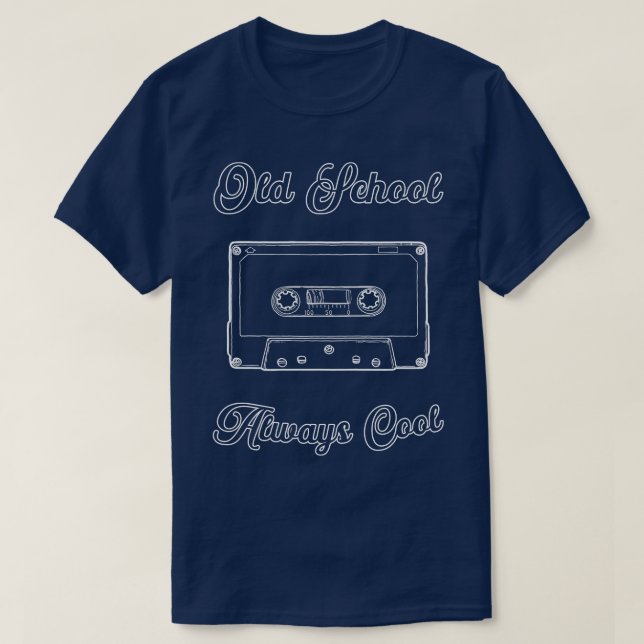 Camiseta Áudio Cassette Old School Music Tape (Frente do Design)