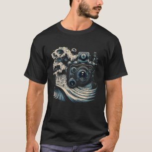 Camiseta Áudio de câmara de ondas sonoras do técnico AV Tec