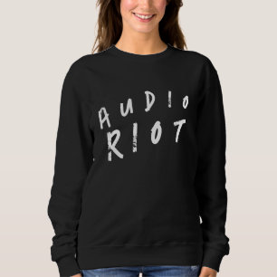 Camiseta Audio Riot Long Sleeve Black Grunge (Mulher)