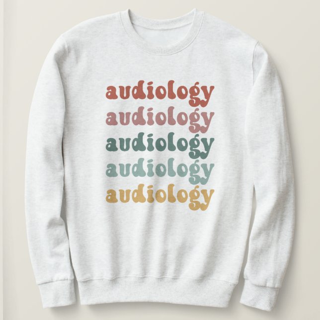 Camiseta Audiologia | Doutor Audiologista Retro (Frente do Design)