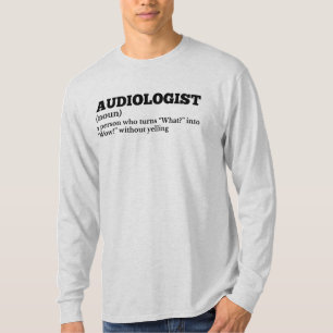 Camiseta Audiologista - Definição de Trabalho Testemunha