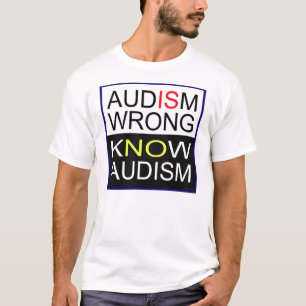 Camiseta Audism é errado