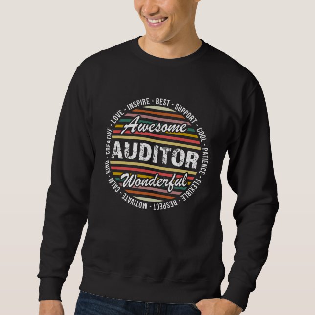 Camiseta Auditor Divertida Apreciação Inspirar (Frente)