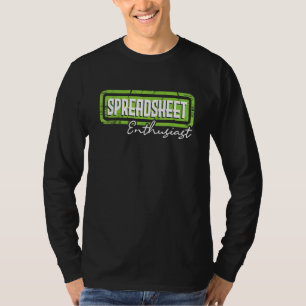 Camiseta Auditora de Contabilista de Entusiastas de Folha d