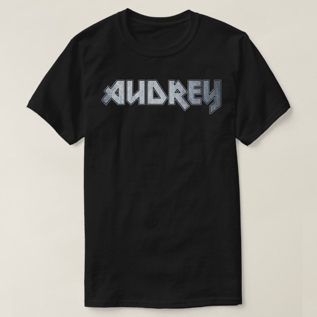 Camiseta Audrey Heavy metal (Frente do Design)