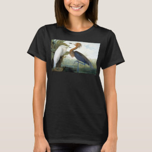 Camiseta Audubon: Egret avermelhado ou garça-real roxa