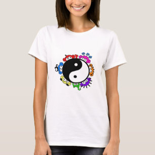 Camiseta auge de yang do yin uma vaia G.