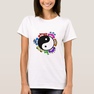 Camiseta auge de yang do yin uma vaia G.