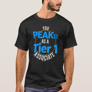 Camiseta Auge do Colega Swagazon Você Atingiu o Pico como u