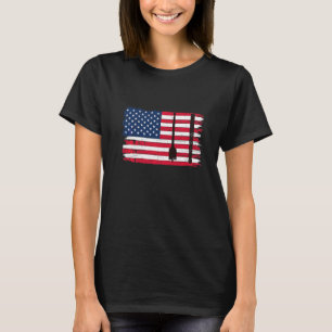 Camiseta Auger Maker Patriotic U Flag