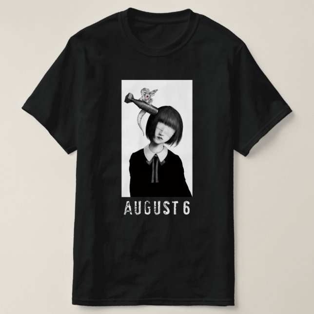Camiseta August 6 (Frente do Design)