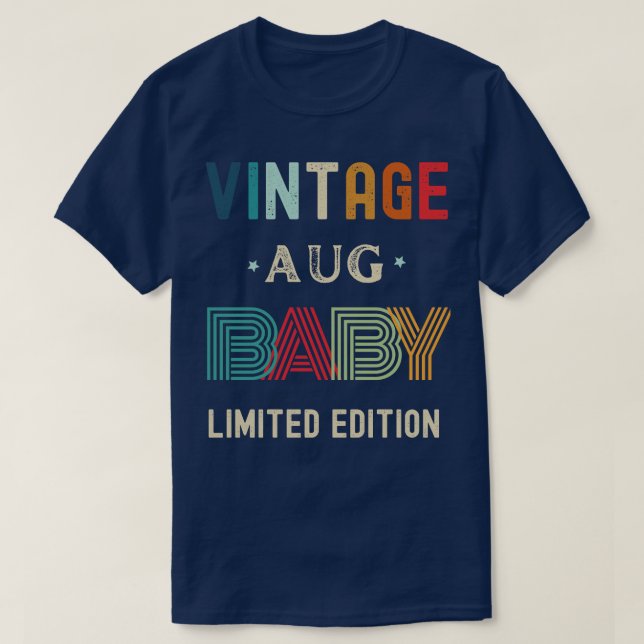 Camiseta August Birthday Gift (Frente do Design)