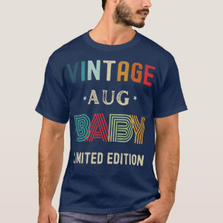 Camiseta August Birthday Gift