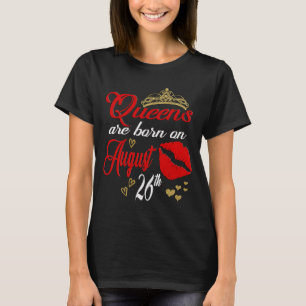 Camiseta August Birthday Girl Virgo Zodiac Mulher August Vi
