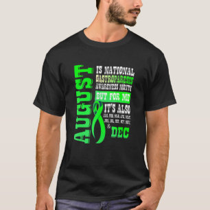 Camiseta August é mês nacional de conscientização para a ga