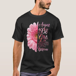 Camiseta August Girl 1938 84 Anos De Mistura De Sol
