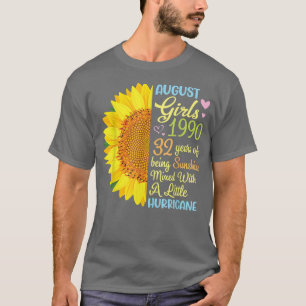 Camiseta August Girls 1990 32 Anos De Mina De Sol