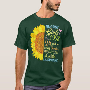 Camiseta August Girls 1998 24 Anos De Mina De Sol
