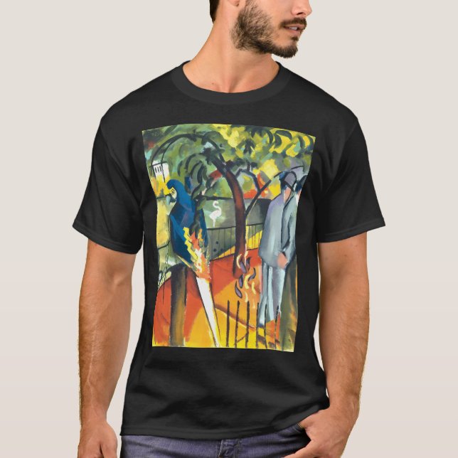 Camiseta August Macke Zoological (Frente)
