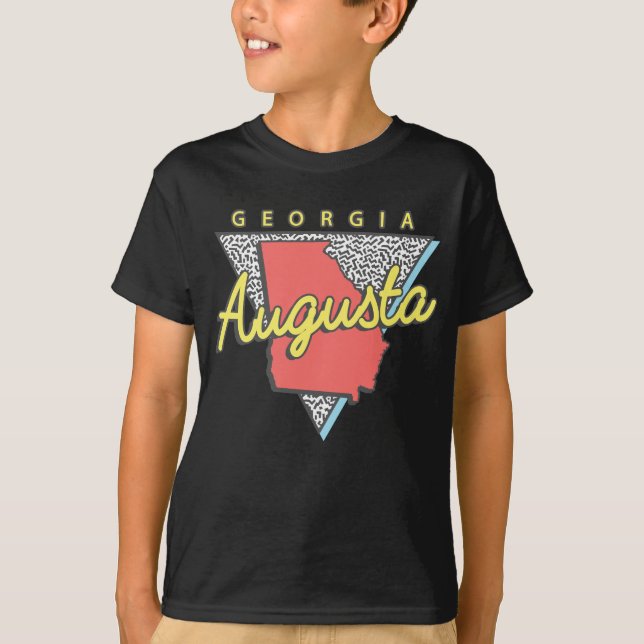 Camiseta Augusta Georgia Souvenirs GA Triangle (Frente)