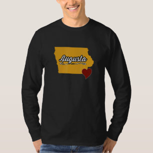 Camiseta Augusta IOWA IA EUA Lindo Souvenir de Mercadoria