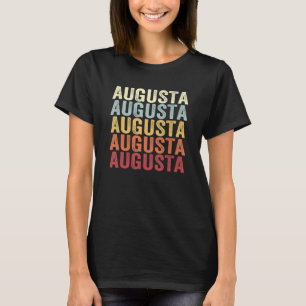 Camiseta Augusta Michigan Augusta MI Retro Vintage Text