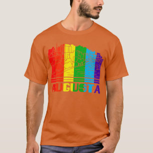 Camiseta Augusta Pride Augusta Gift LGBT Apoio LGBTQ T