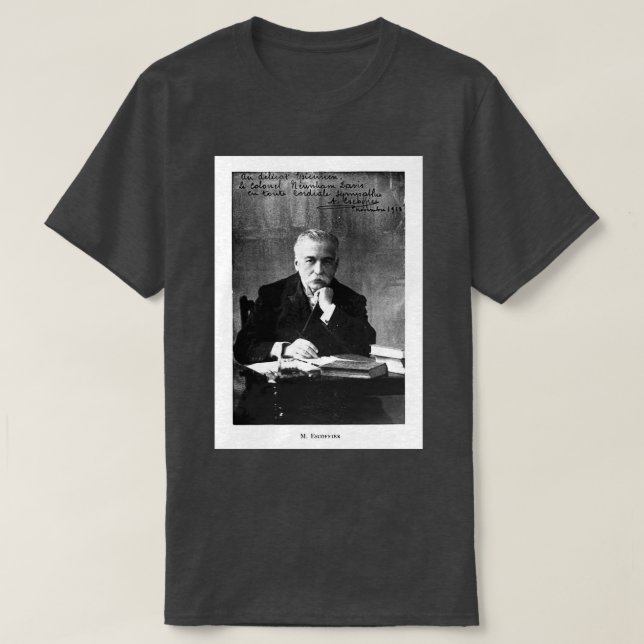 Camiseta Auguste Escoffier  (Frente do Design)