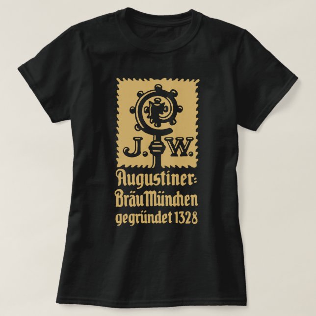 CAMISETA AUGUSTINER BRAU (Frente do Design)