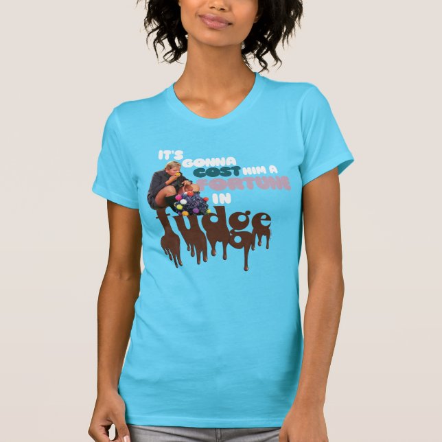 Camiseta Augustus Gloop - Uma Fortuna em Fudge (Frente)