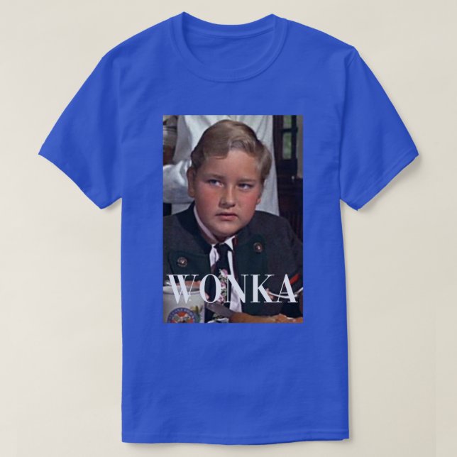 Camiseta Augustus Gloop WONKA VOGUE (Frente do Design)
