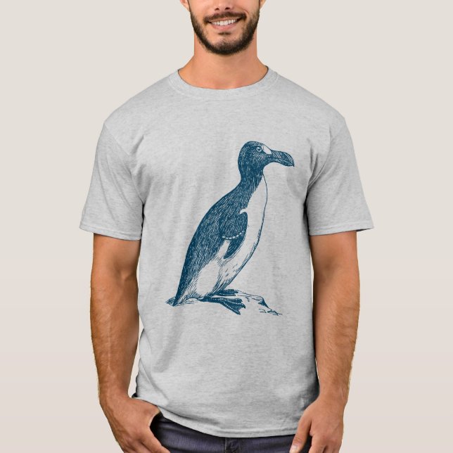 Camiseta Auk excelente - Azul Oceano (Frente)